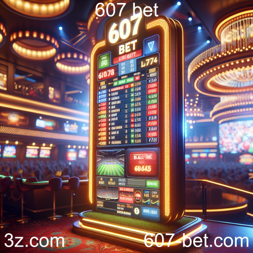 Apostas ao Vivo: A Nova Fronteira das Apostas na '607 Bet'